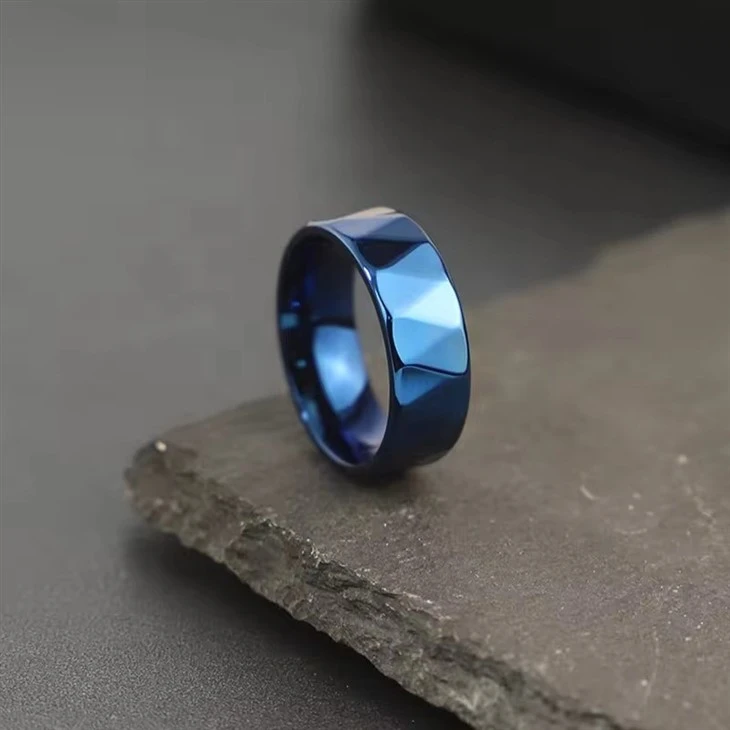Custom Gold Plated Mens Rings Stainless Steel Jewelry Fashion Jewelry Rings